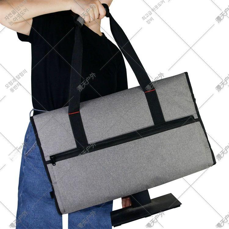 모니터 케이스 가방 블랙 운반 수납함 24인치 이동식 매트텍스처블랙 - 상세 이미지 3