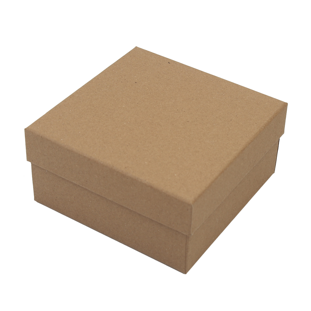 크라프트 무지 선물상자 15x15x7cm 싸바리 기프트박스 - 상품 이미지