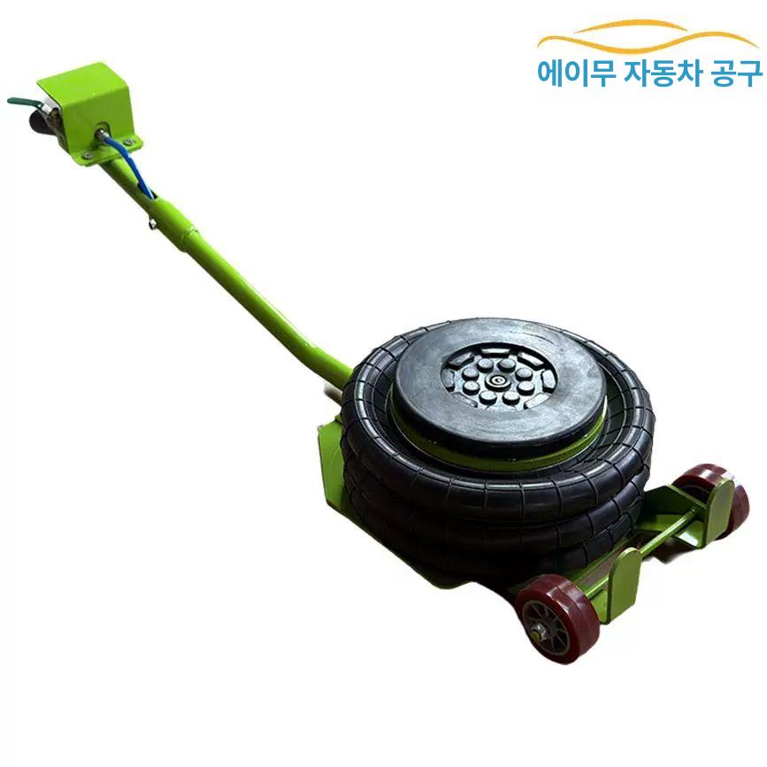자동차 에어잭 5톤 수평 차량용 튜브 유압작기 유압 트럭 작키 자키 접이식 공압 정비 - 상세 이미지 3