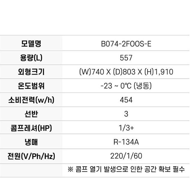 올냉동고 업소용냉동고 25박스 영업용냉장고 간냉식 카페 식당 - 상세 이미지 2