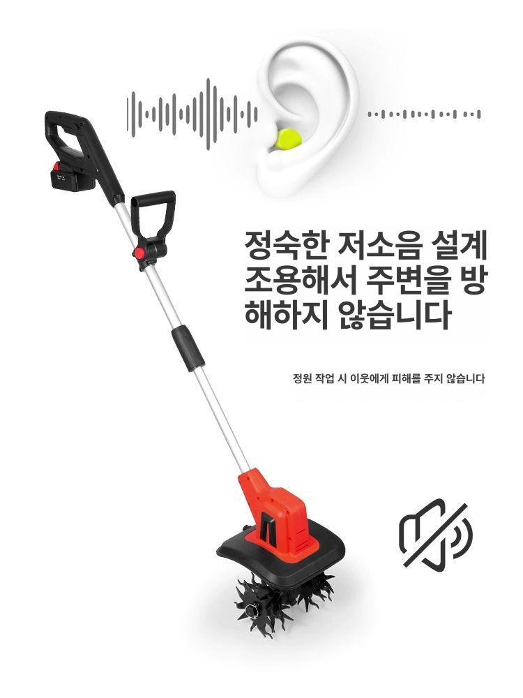 쟁기 농기구 밭갈이 쇠스랑 소형 기계 손쟁기 도랑 땅파기 괭이 갈쿠리 토양 수동쟁기 - 상세 이미지 3