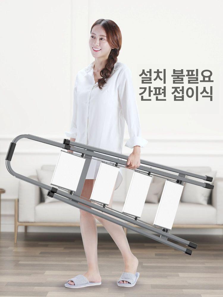 실내 접이식사다리 5단 티타늄 작업용 레드 히트 안전 스텝 합금 플라스틱스텝 광폭 초 - 상세 이미지 5