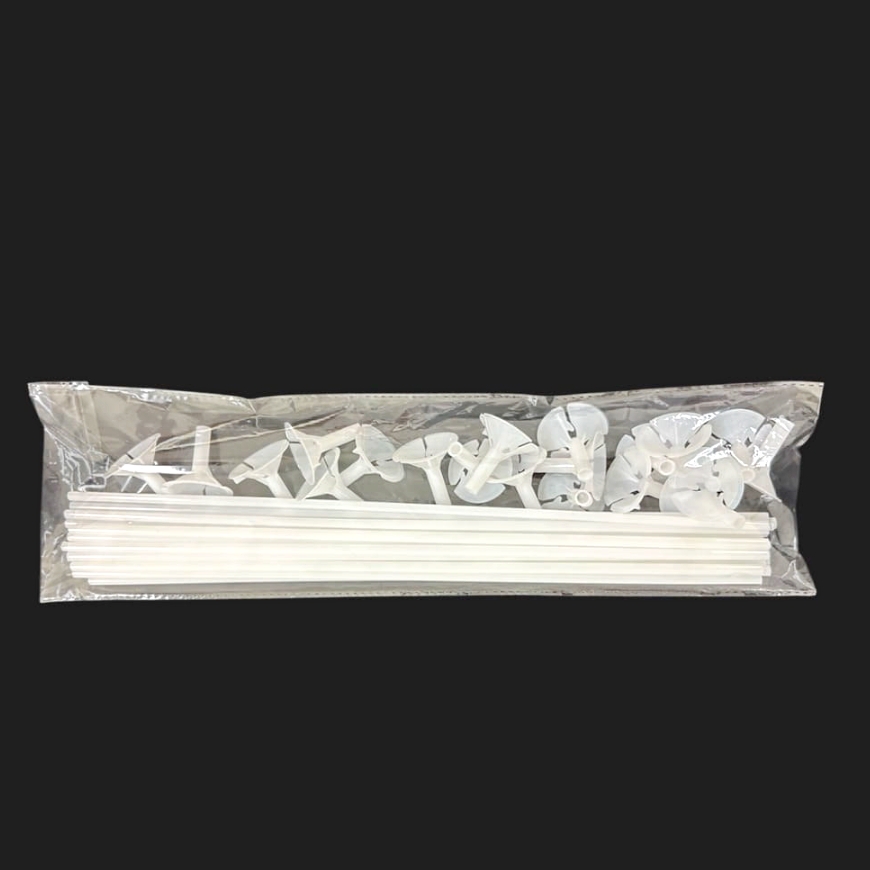 플라스틱재질벌룬스틱 이벤트용풍선막대 유치원행사파티장식풍선고정컵 20개 36cm - 상품 이미지