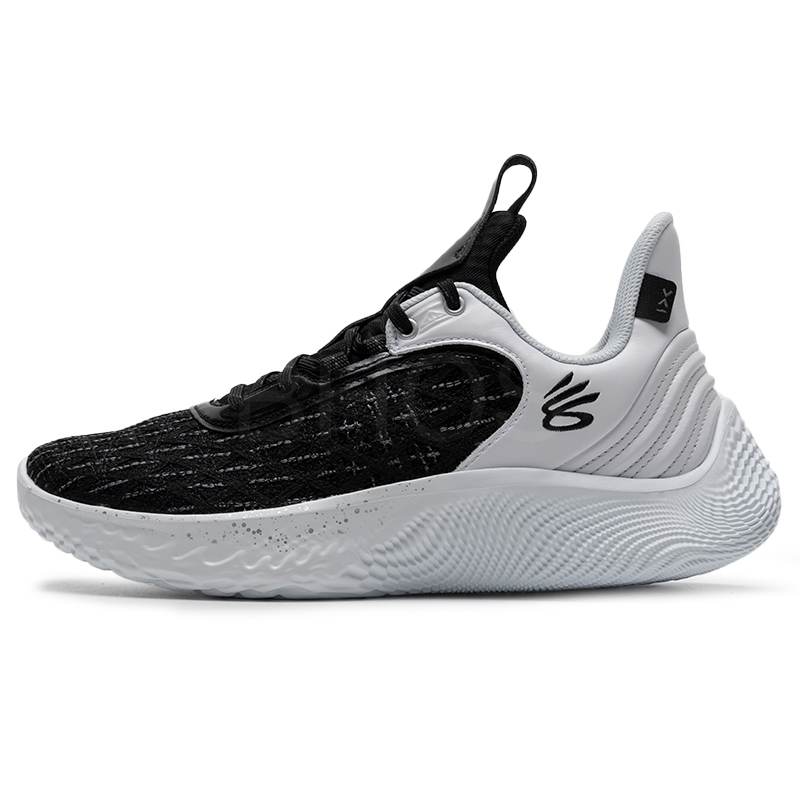 언더아머 TEAM CURRY 9 White Black 남성 농구