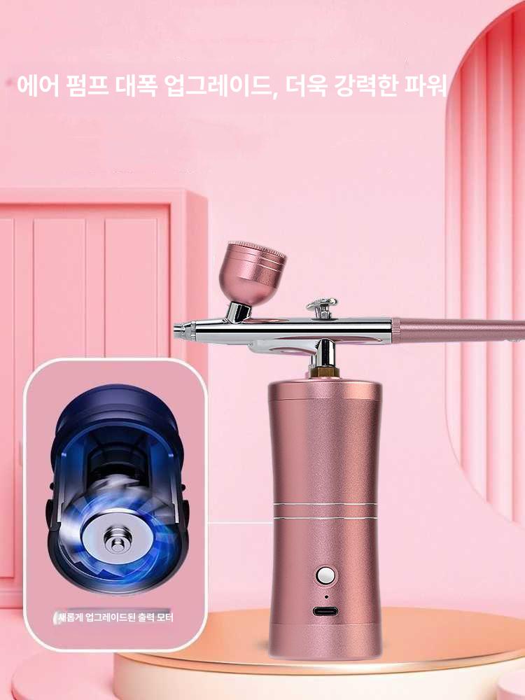 젤네일 에어브러쉬 네일아트 그라데이션 세트 안전하고 용품 페인트 스프레이건 블러쉬 - 상세 이미지 4
