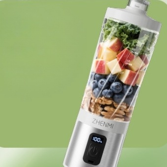 가정용 휴대용 과일 무선블렌더 600ml 대용량 USB충전 분리세척 얼음분쇄 쉐이크 - 상세 이미지 2