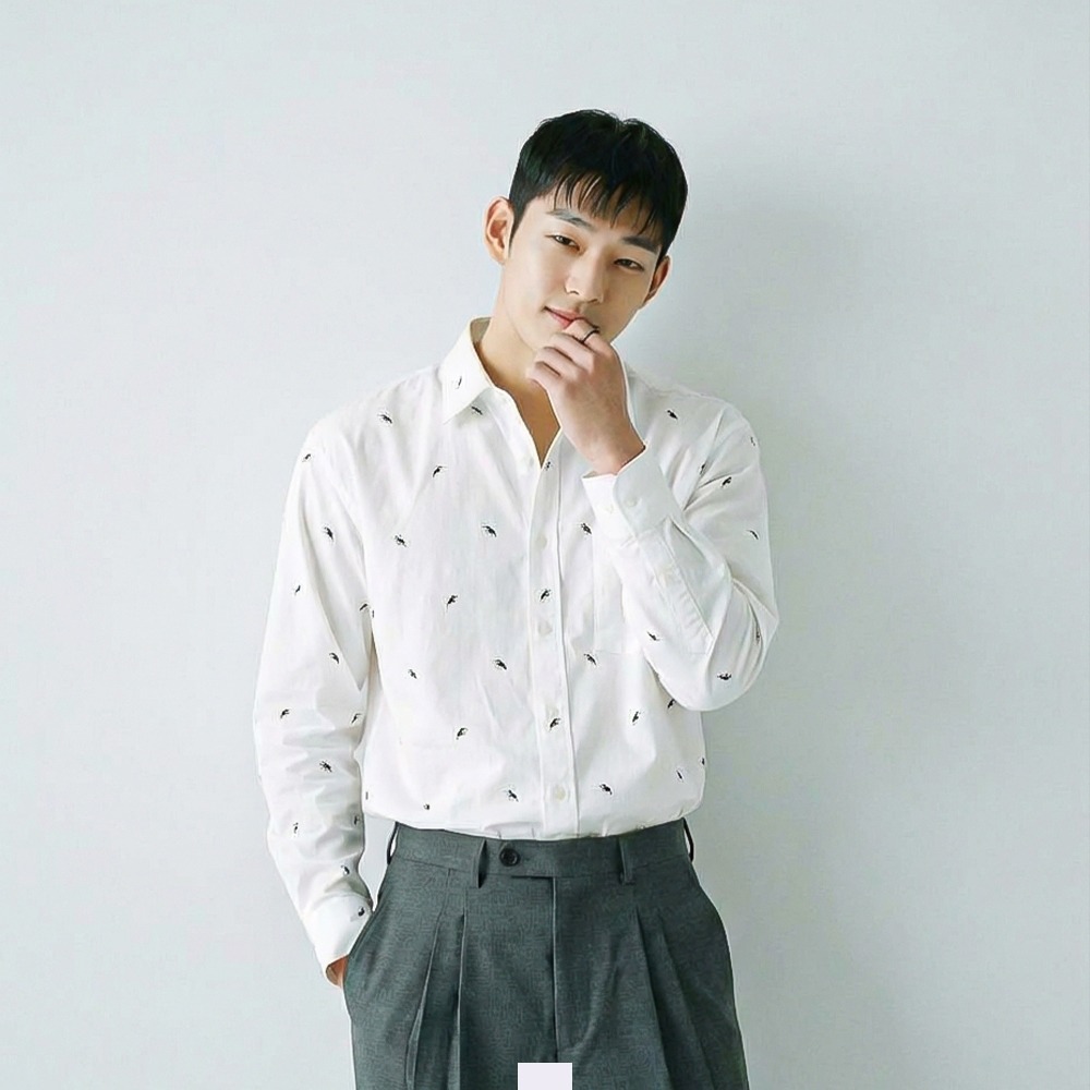남자 화이트 셔츠 남친룩 셔츠 봄 셔츠 - 화이트패턴100