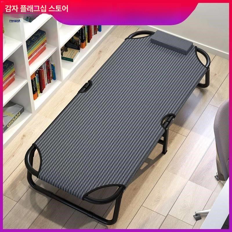 캠핑 침대 접이식 경량 원터치 대형 차박 사무실 침상 폴딩 캠핑용 야전 군용 프레임 - 상세 이미지 2