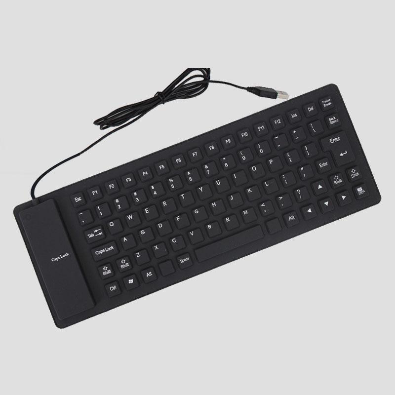 실리콘 키보드 테스터 방수 보호 컴퓨터 프로텍터 데스크탑 루프 필름 키스킨 인치 오염방지 - 상품 이미지
