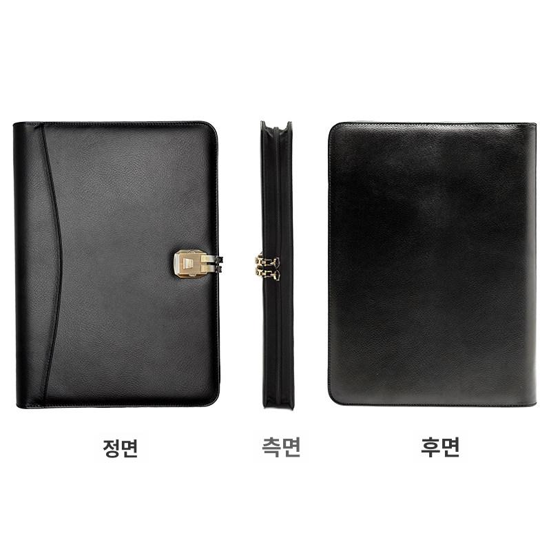 잠금 서류가방 다이어리 브리프케이스 폴더 비밀번호 케이스 가방 문서 클러치 일기장 - 상세 이미지 5