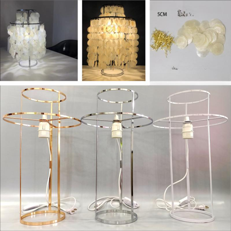 거실 조명 스탠드 자개 소파 플로어램프 롱스탠드 장스탠드 엔틱 활 자개스탠드 대형 테이블 - 상세 이미지 2