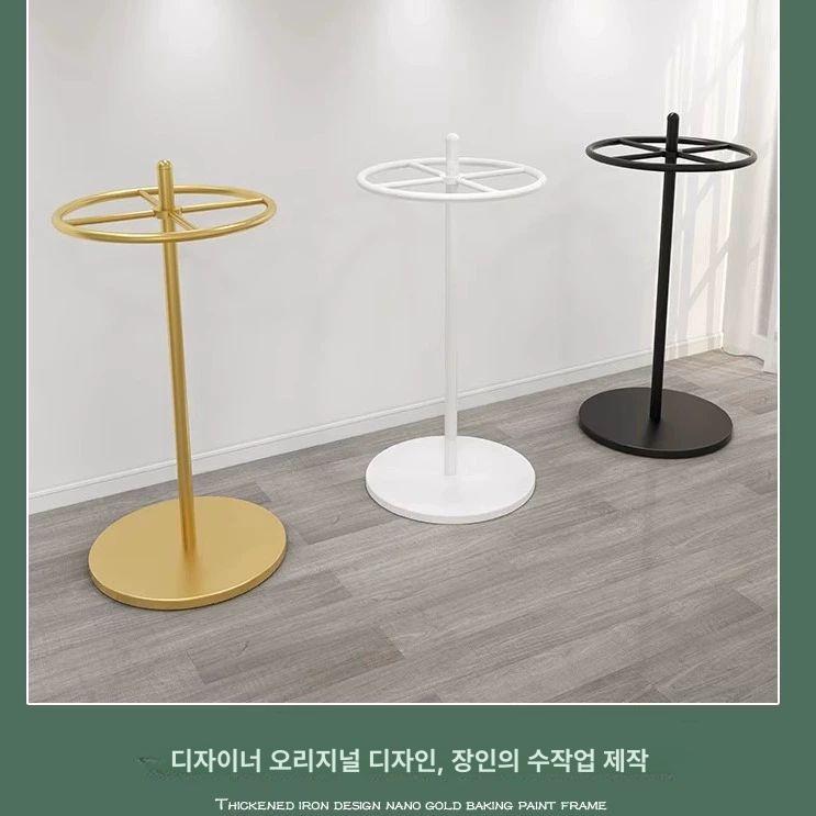 의류 회전식 옷걸이 스틸 자형 옷 건조 벽걸이 정리함 바지 보관 미끄럼 클립 공간 랙 - 상세 이미지 3