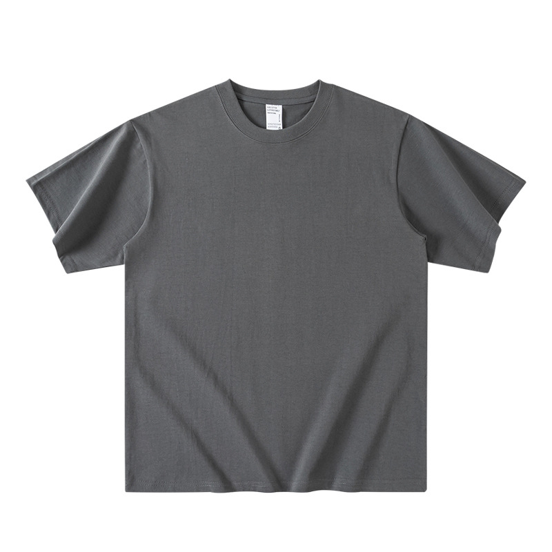 순면 화이트 남녀공용 반팔 티셔츠 커플용 데일리 티 스노우화이트 M[추천 60-70kg] 이미지 8