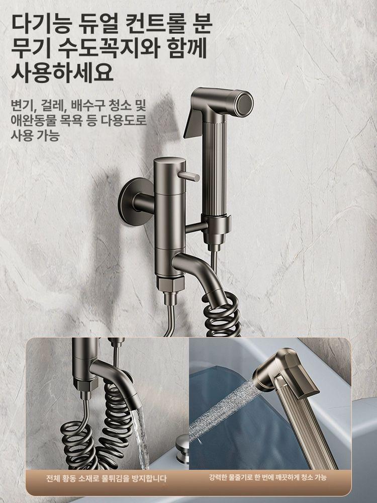 대형 걸레통 세척통 플라스틱 밀대 디럭스 마대 이동식 청소 소형 청소통 양동이 그레이 - 상세 이미지 5