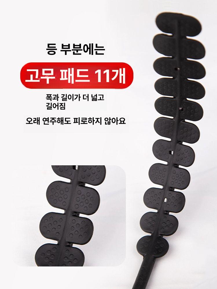 어깨 색소폰 목걸이 조절식 액세서리 소프트 하중 관악기 스트랩 어깨끈 - 상세 이미지 4