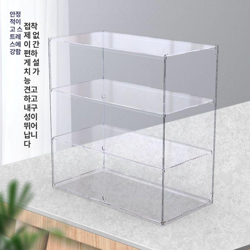 자동차 쇼케이스 수납장 아크릴 박스 장식장 전시대 프라모델 전시장 정리함 투명 인형 - 상세 이미지 2