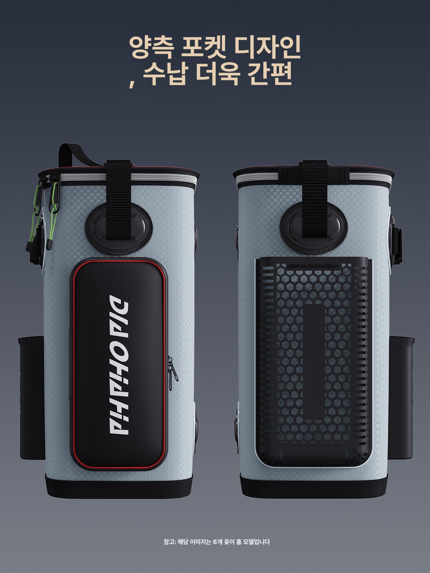 낚시 태클백 보조가방 대형 하드 미끼통 보조 보관 태클박스 특대형 방수 패턴 바다 - 상세 이미지 4