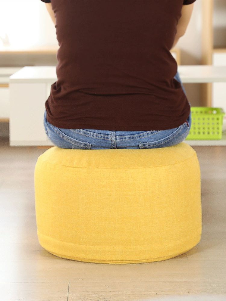 좌식 쿠션 에어 두꺼운 거실방석 플로어 시트 원형 키높이 두꺼운방석 에어쿠션 연한 가정용 - 상세 이미지 4