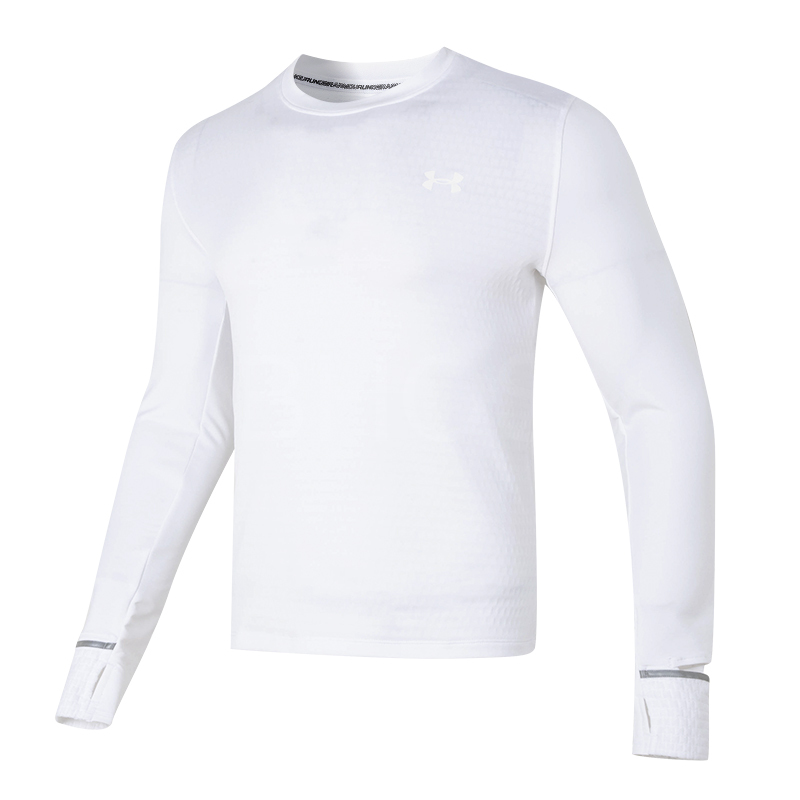 언더아머 QUALIFIER COLD LONGSLEEVE 화이트 남