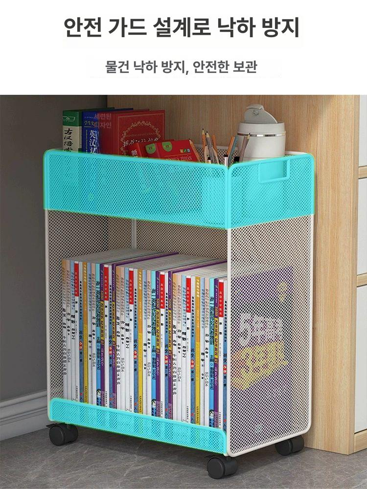 서랍장 수납장 미니 슬라이딩 책상 틈새수납 소형 모듈 원목 슬림 수납함 모던 틈새장 틈새 - 상세 이미지 4