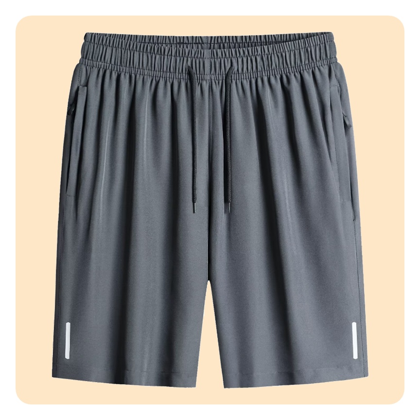 여름 통기성 헬스복 운동반바지 편안한 바지 반바지 - 블루