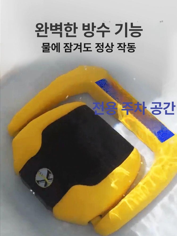 바닥 바리게이트 리모컨 접이식 자동 원격제어 차단기 스토퍼 펜스 장치 주차금지 원격 말뚝 - 상세 이미지 3