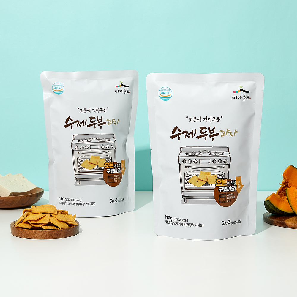 수제두부 두부과자 110g, 20개 이미지 2