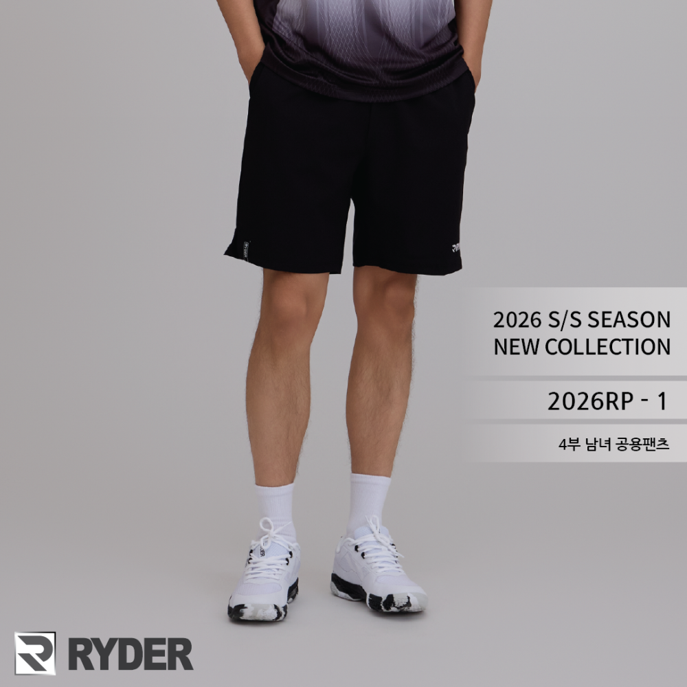 라이더 2026RP-1 반바지 배드민턴 피클볼 탁구 스쿼시 스포츠웨어 - 상세 이미지 2
