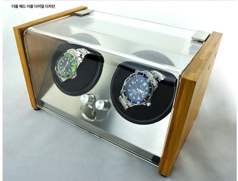 오토매틱 시계 와인더 럭셔리 박스 거치대 보관 시계보관함 디스플레이 손목 시계와인더 - 상세 이미지 5