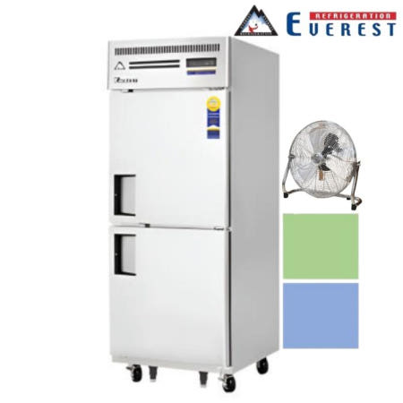 카페용 25박스냉장고 냉장냉동고 400L 식당 간냉식냉장고