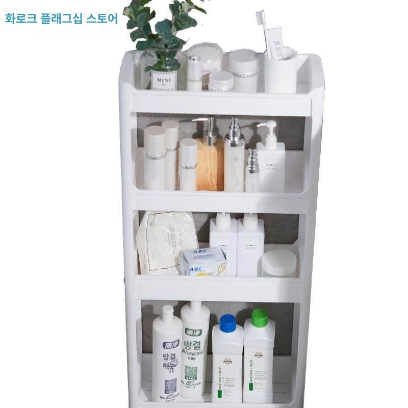 베란다 수납장 10cm틈새장 주방용 냉장고 슬림 폭좁은 선반 럭셔리 욕실 미니 싱크대 폭 - 상세 이미지 5