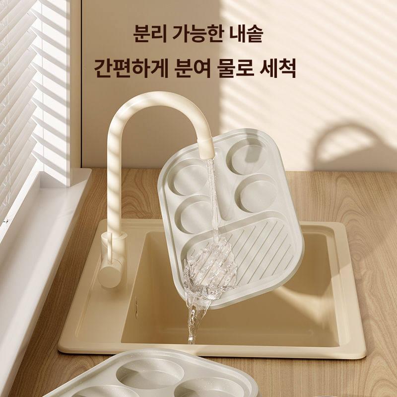 에그쿠커 달걀 가정용 계란 인덕션 미니 업소용 식당 타이머 만능 전기찜기 고구마 멀티쿠커 - 상세 이미지 3