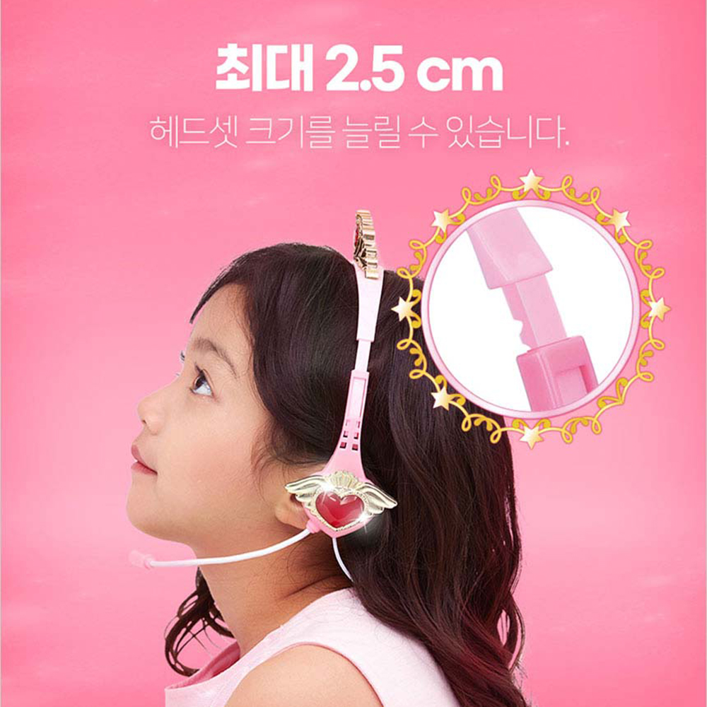 시크릿쥬쥬 아이돌 헤드셋 마이크 장난감 음악놀이 어린이날 선물 스티커 세트 이미지 6