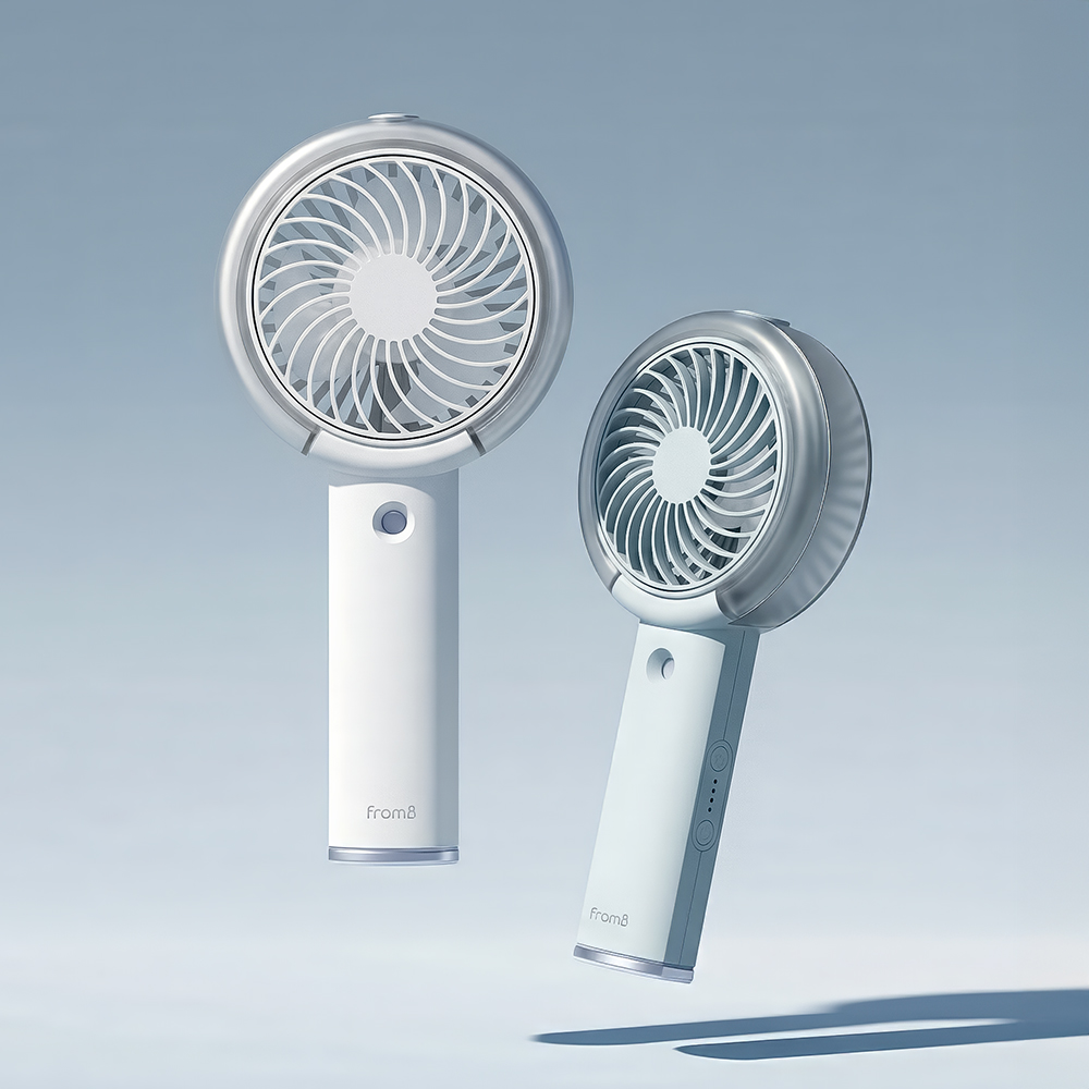 프롬비 미스트 사일런트스톰 저소음 휴대용 선풍기 미니 BLDC모터 4단계 손풍기 터보 FH282 - 상세 이미지 4