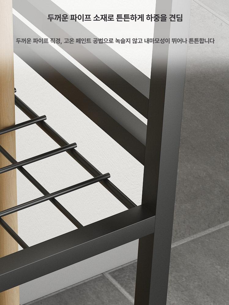 정원도구 정리대 철제 수납 식물 수납선반 정리 인테리어 농기구 화분정리대 베란다 화분 - 상세 이미지 4
