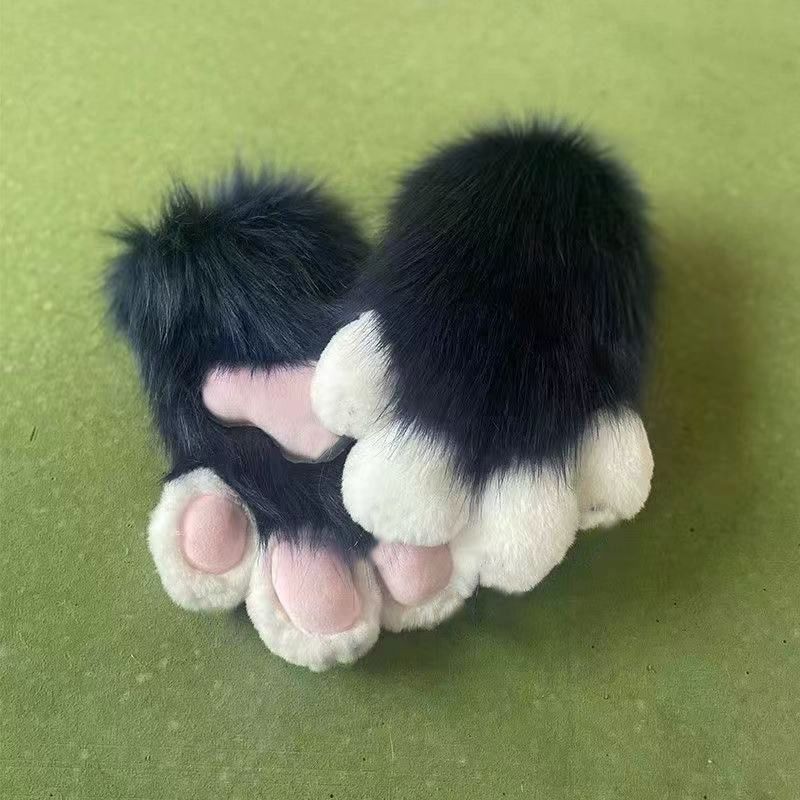 코스프레 파티 장갑 인형극 손 할로윈 고양이 동물 괴물 발톱 놀이 공연 유령손 손톱 - 상품 이미지