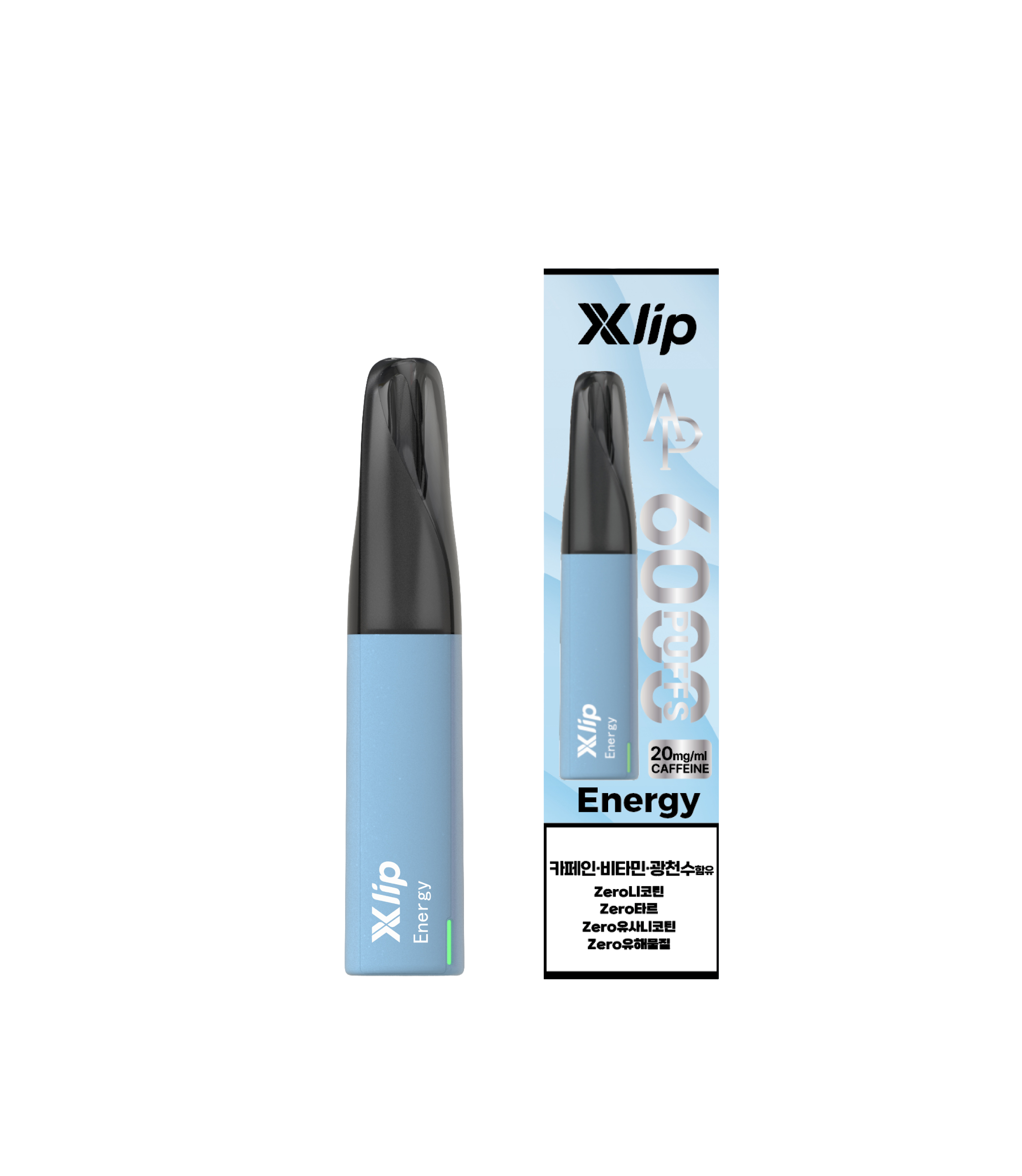 AP카페인 엑스립 스틱 6000퍼프 8ml 전자담배 C타입 충전 졸음(멘솔 맛) - 상세 이미지 3