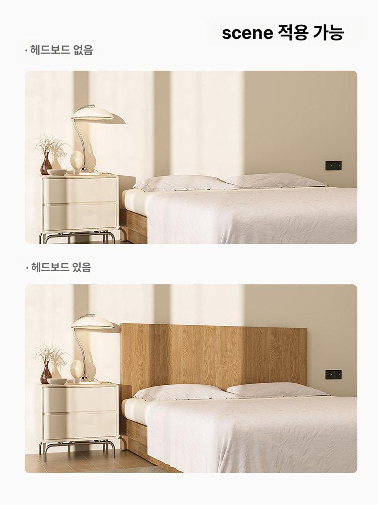침대헤드 머리 보드 침실 리폼 대형 쿠션 등받이 다리 헤드보드 가드 럭셔리 - 상세 이미지 3