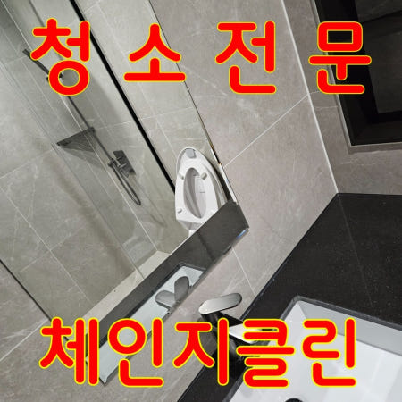 체인지클린 경기 남양주시 다산동 오피스텔 원룸 아파트 입주 이사청소 전문 직영팀 체인지클린