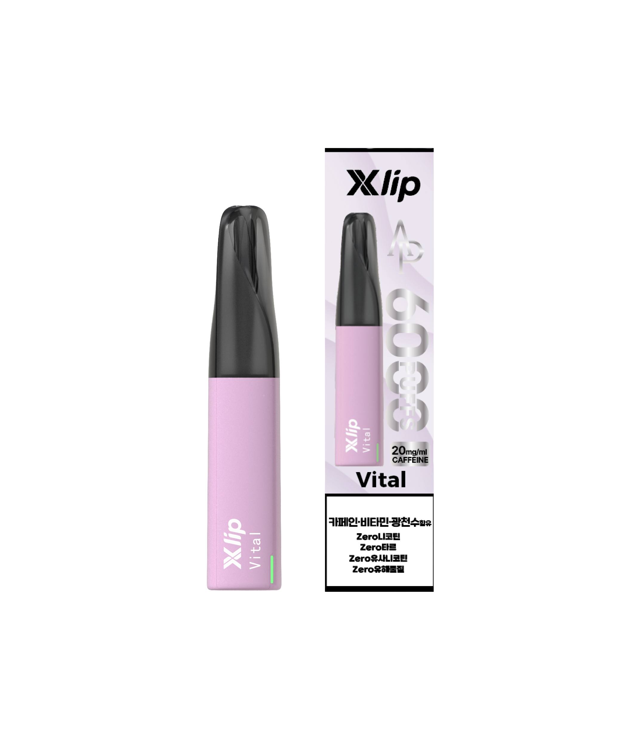 AP카페인 엑스립 스틱 6000퍼프 8ml 전자담배 C타입 충전 졸음(멘솔 맛) - 상세 이미지 4