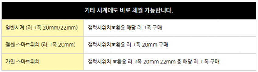 이태리 스위프트 애플워치 갤럭시워치 6 7 8 9 10 11 se 울트라 호환 가죽 스트랩 판매처 상세 정보 이미지 1