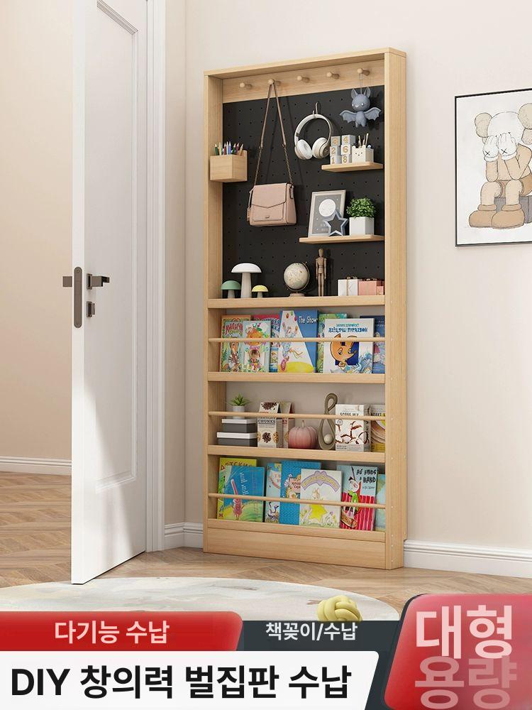 슬림수납장 문뒤 틈새 폭좁은 수납장 홈카페장 슬림 공간활용 도어 틈새장 정리함 - 상세 이미지 3