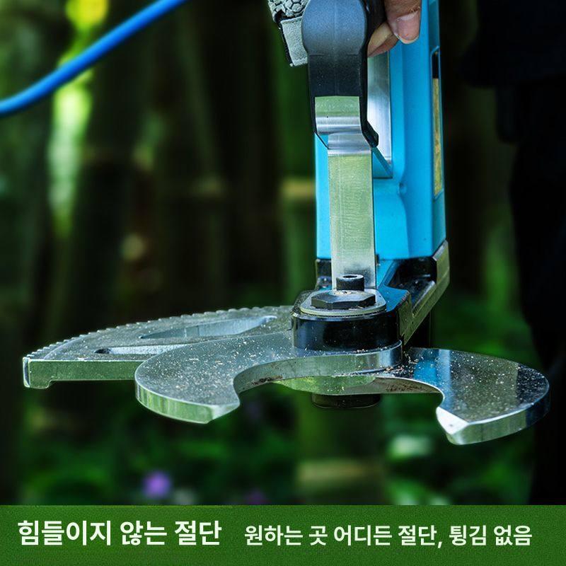파죽기 전기 대나무 제외 나무 가위 휴대용 충전식 절단 전지 도구 과일 가공 조경용 전동 - 상세 이미지 5