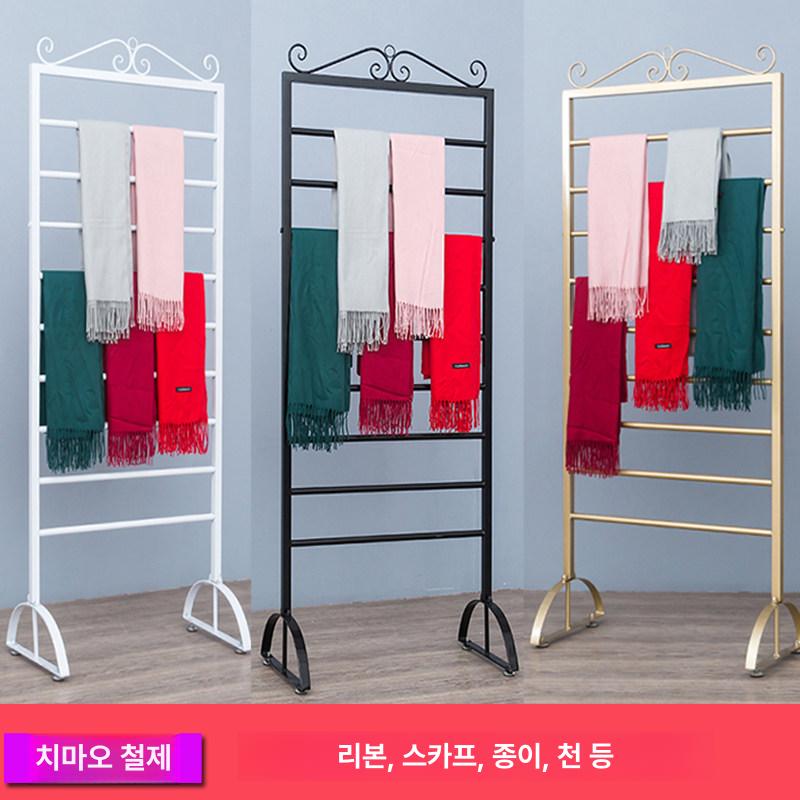 걸이 리본거치대 수납 꽃집 롤 시트지 상품 재료 포장 리본 원단 스탠드 리본걸이 필름 - 상세 이미지 2