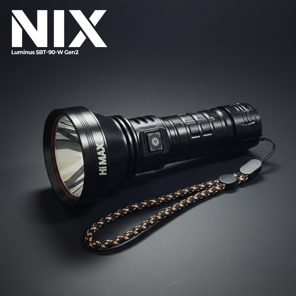 하이맥스 고출력50W 손전등 해루질 서치라이트 괴물랜턴 고방전 7000mAh 배터리 NIX - 상품 이미지