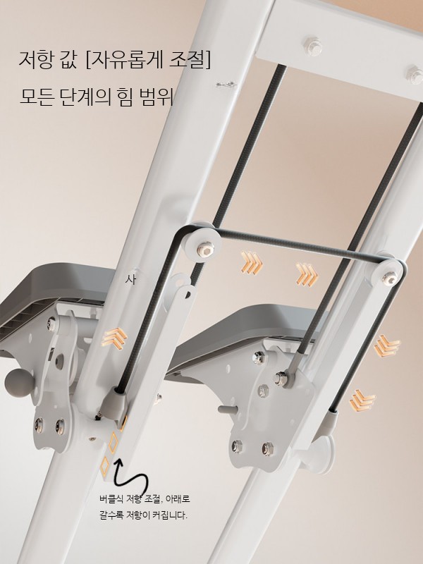 가정용 스텝퍼 무소음 계단오르기 유산소 헬스기구 다이어트 홈트레이닝 클라이머 운동기구 - 상품 이미지