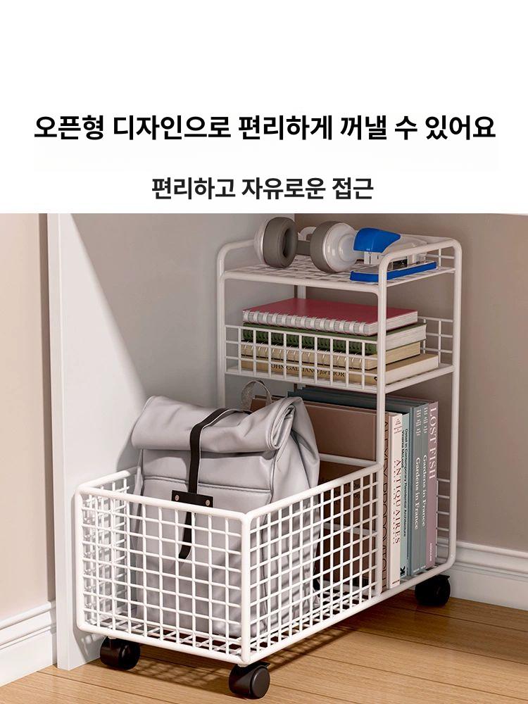 이동식 수납보관함 투명 아크릴 원형 인형보관함 화장대 보관함 서랍형 지퍼 보관 대형 원통 - 상세 이미지 4