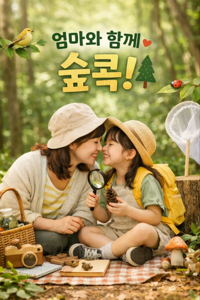 [엄마와 함께 숲콕!][2023년생] 서초 우면산 행복가득 숲체험! by 소똥구리생태학교 - 상품 이미지
