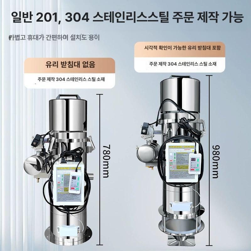 자동 흡출기 스크류 이송기 분말 사료 컨베이어 분체 환기 그림과 산업용 자동셔터 이송 - 상세 이미지 5