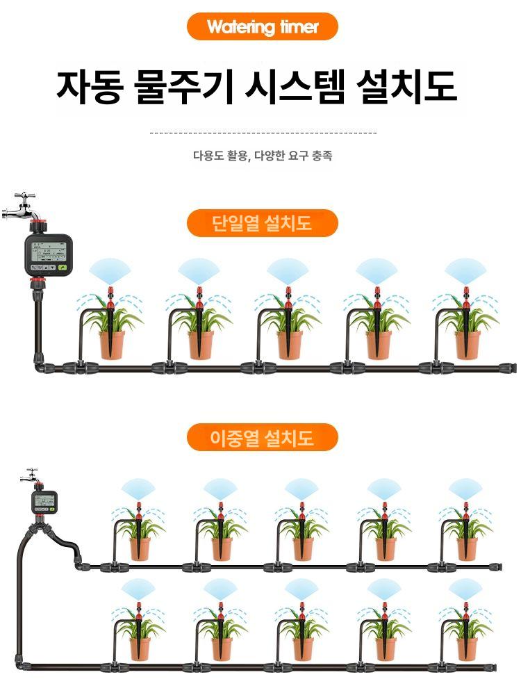 식물자동급수기 화분 텃밭 와이파이 장치 원예 베란다 화단 물조리개 홈가드닝 자동급수기 - 상세 이미지 5